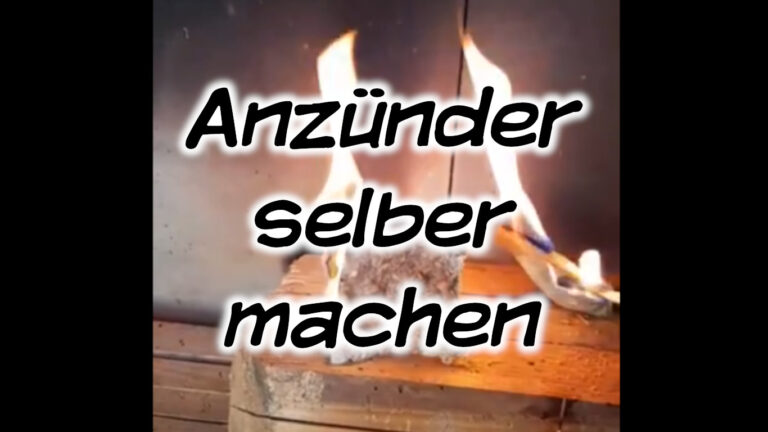 Anzünder selber machen