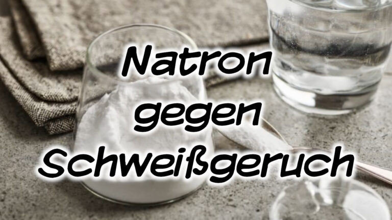 Natron gegen Schweißgeruch