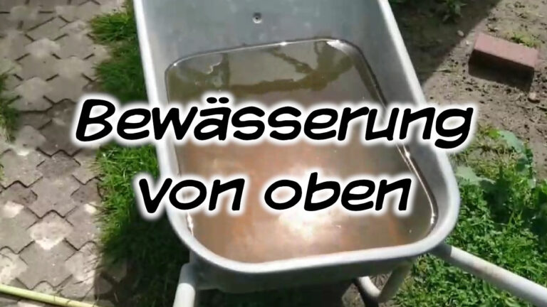 Bewässerung von oben