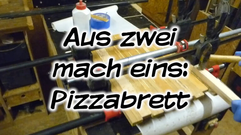 Aus zwei mach eins: Pizzabrett