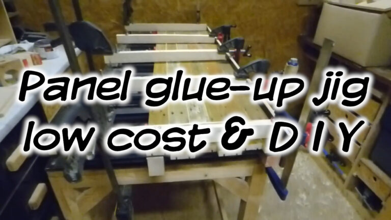 Panel glue-up jig – low cost & DIY